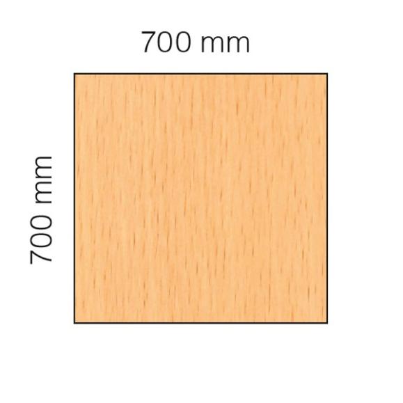  Bord Viva 700x700mm med pelarstativ
