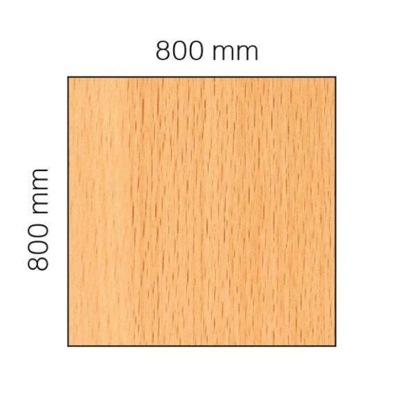 Bord Viva 800x800mm med pelarstativ