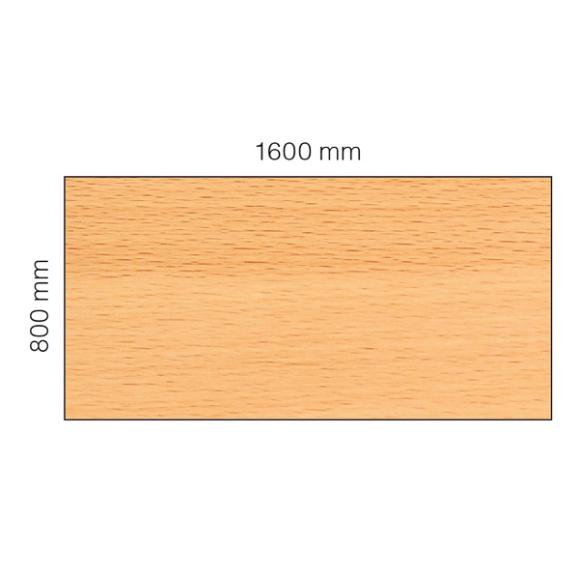  Skrivbord Viva Basic höj- och sänkbart med rak skiva, djup 800mm