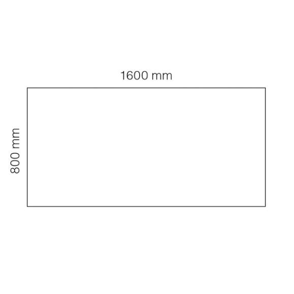  Skrivbord Viva Select höj- och sänkbart med rak skiva, djup 800mm