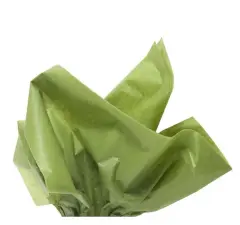  Silkespapper 50x75cm mossgr&ouml;n