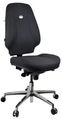  Kontorsstol Viva 1000 svart tyg
