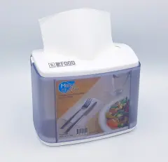  Bordsdispenser MegaClean för servetter vit/grå