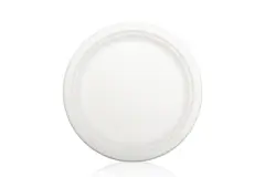  Tallrik flat enkel 18cm vit
