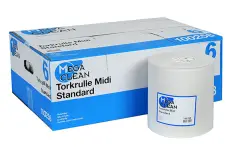  Torkrulle MegaClean midi Standard centrummatad 300m vit