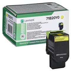  Toner Lexmark 71B20Y0 gul - 2 300 sidor