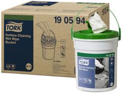  Tork Våtdukar för Ytrengöring W15 1-lager vit