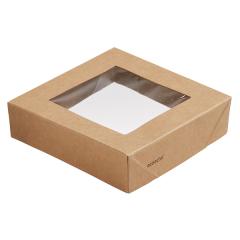  Papperslock Duni Slim Brick med fönster 113x113x29mm