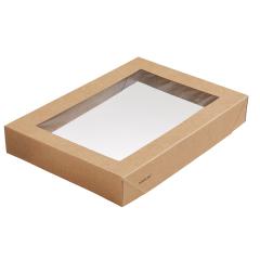  Papperslock Duni Slim Brick med fönster 200x140x30mm