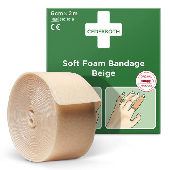  Cederroth Soft Foam Bandage 6cm x 2m