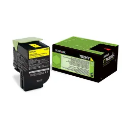  Toner Lexmark 702HC gul - 3 000 sidor