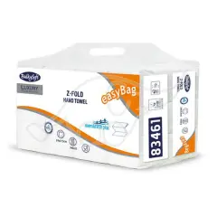 Handduk BulkySoft membran plus easybag Z-vikt, 3-lager vit