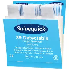  Pl&aring;ster Blue Detectable Extra l&aring;nga, inneh&aring;ller 39st 120x20mm