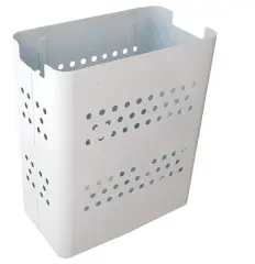  Sopk&auml;rl med hjul vit (66x54x30cm)