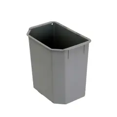  Plastkärl 9 liter grå plast