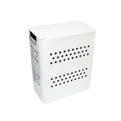  Sopk&auml;rl med hjul vit ink lock och s&auml;ckring