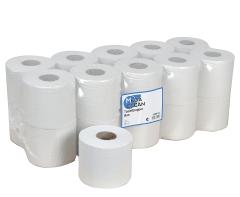  Toalettpapper MegaClean 100m, 1-lager naturvit