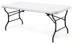 Fällbord Viva Kalas 183x76cm vit ABS-plast