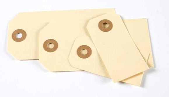  Märklapp Manilla otryckt