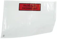  Packsedelskuvert "Packsedel - Packing list"