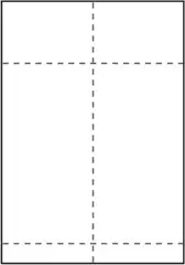  Transportetikett A4-ark (Laser) 2x105x270mm