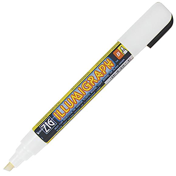  Färgpenna Zig Illumigraph 6mm vit