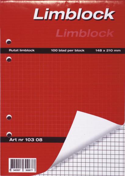  Limblock A5 vitt