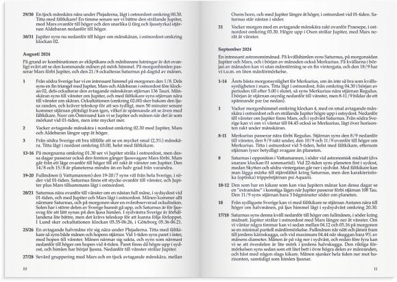  Kalender 2025 Sveriges Almanacka