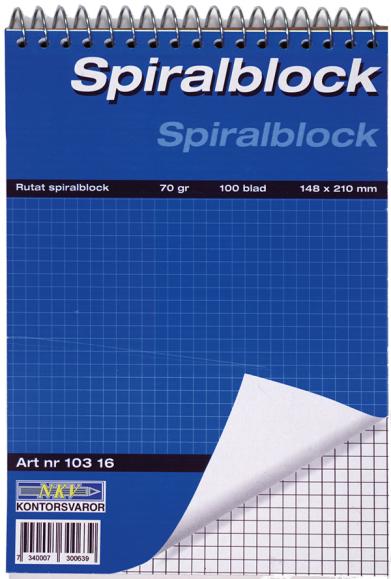  Spiralblock A5 70g