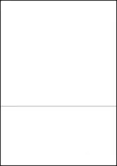  Laserark A4 med talong otryckt vit DFS809