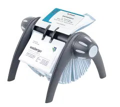  Visitkortssnurra Visifix Flip 215x120x185mm inkl. register A-&Ouml;