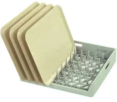  Diskkorg f&ouml;r brickor- fat gr&ouml;n