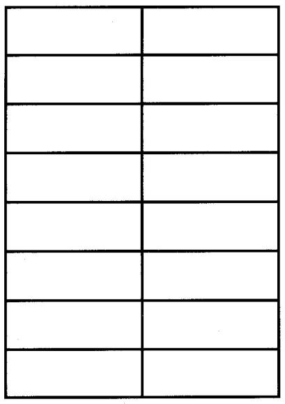  Multietikett 105x37mm (2x8) 4462