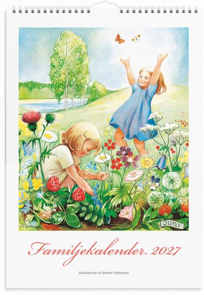  Familjekalender 2027 Kerstin Frykstrand