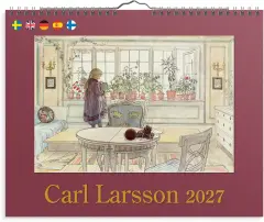  V&auml;ggkalender 2027 Carl Larsson