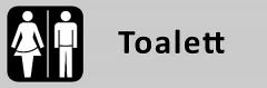  Skylt "Toalett dam/herr" 225x80 mm