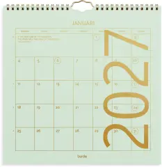  V&auml;ggkalender 2027 Color