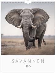  V&auml;ggkalender 2027 Savannen