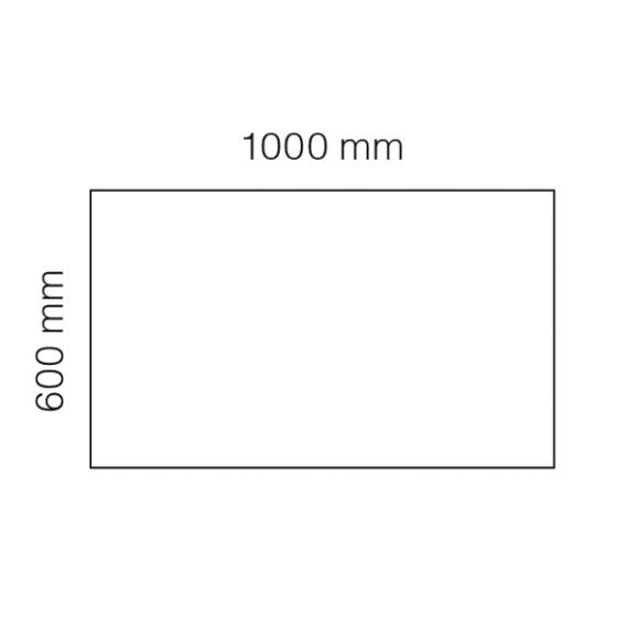  Skrivbord hem&kontor sitt och stå 1000x600mm vit/vit