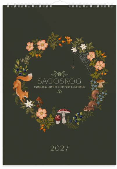  Familjekalender 2027 Sagoskog