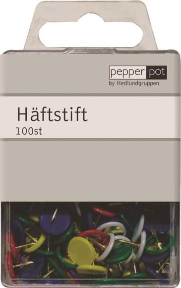  Häftstift blandade färger 100-pack