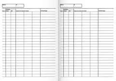  Arbetstidsbok A5 32-sidor 4224