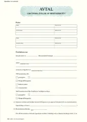  Avtal om överlåtelse av bostadsrätt A4 4549