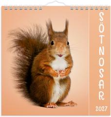  V&auml;ggkalender 2027 S&ouml;tnosar