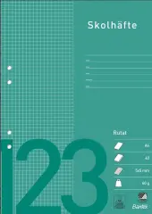  Räknehäfte A4 rutat 5x5mm hålat 60g