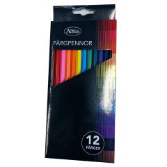 Färgpenna 175mm 12st blandade färger