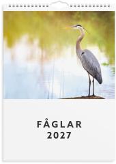  V&auml;ggkalender 2027 F&aring;glar