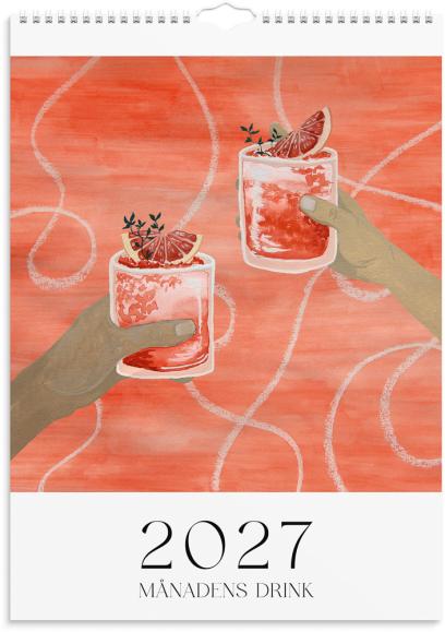  Väggkalender 2027 Posters Drinkar