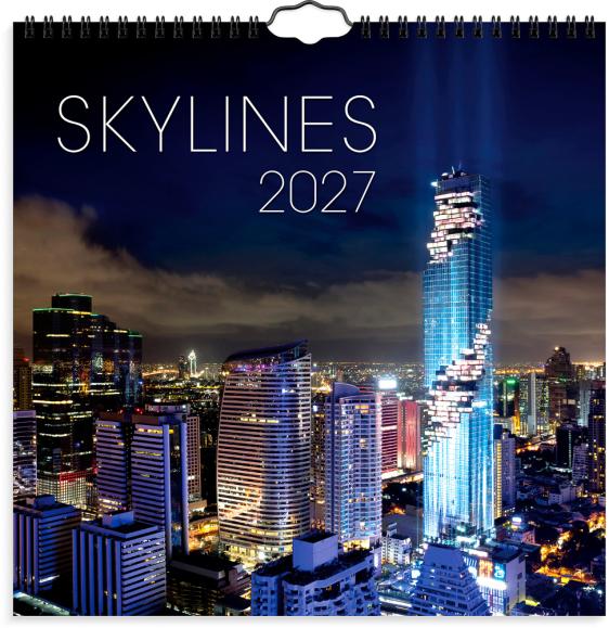  Väggkalender 2027 Skylines