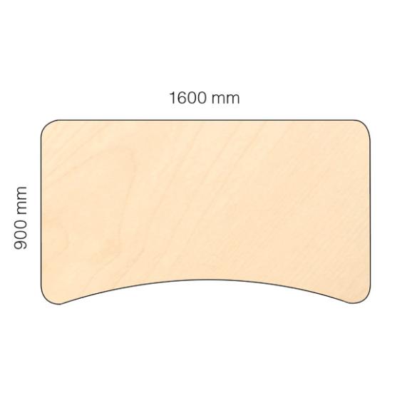  Skrivbord Viva Basic höj- och sänkbart med maguttag